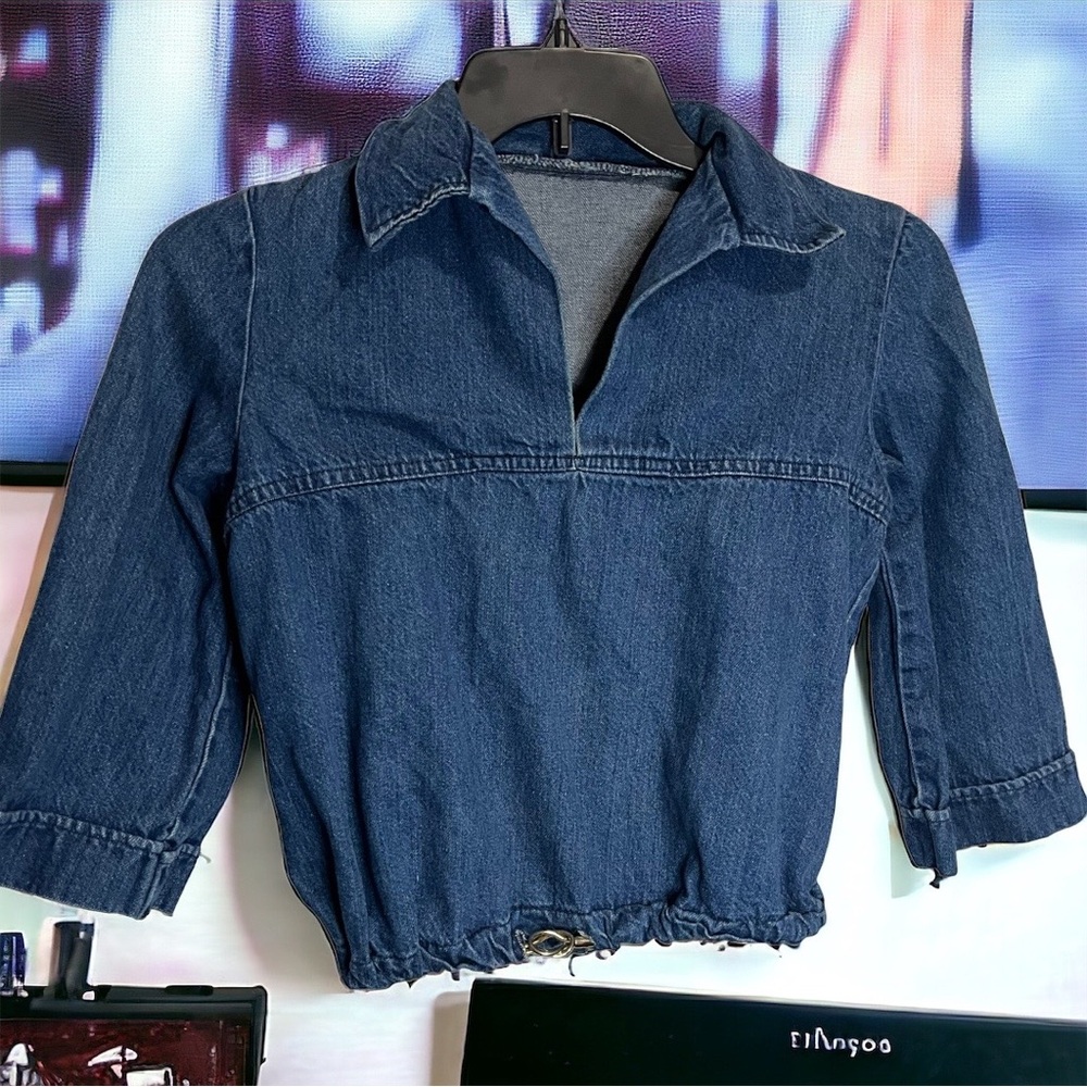 Vintage 1960’s Denim Crop Top